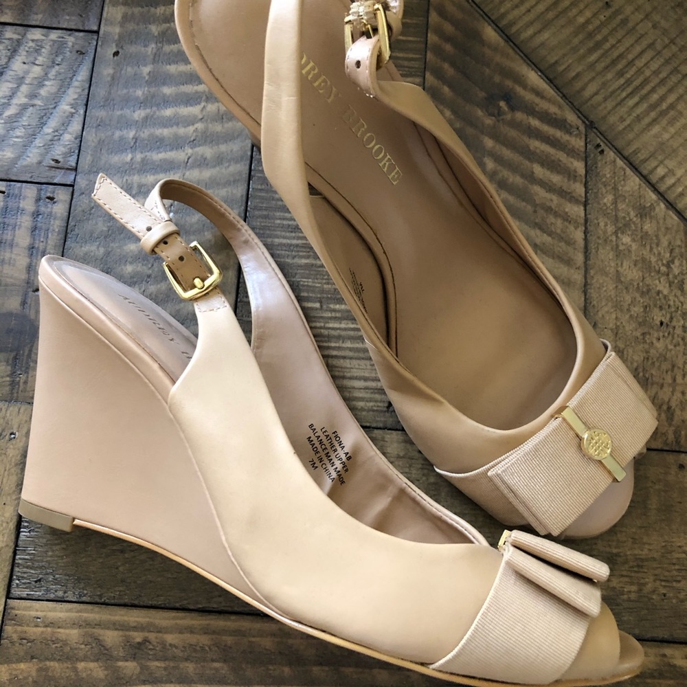 Open toe wedges